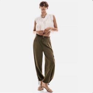 Anthropologie Bungee Parachute Jogger Pants Sz M